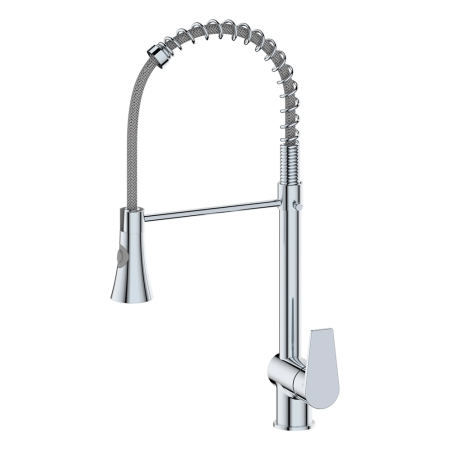 Miscelatore Per Lavello Doccia Estraibile 2 Getti Girevole Molla