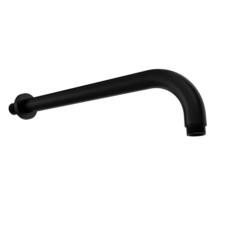 Braccio Doccia Tondo Nero 35 Centimetri 