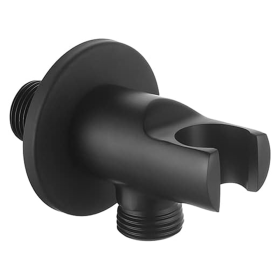 Presa Acqua Tonda Nera Athena Supporto 