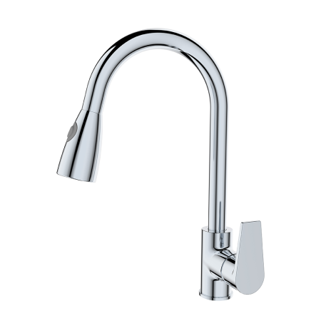 Miscelatore Lavello Serie Lemans Doccia Estraibile 2 Getti Girevole