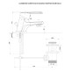 Miscelatore Lavabo Serie Timeless Scarico Norton Metallo 1 Pollice 1/4