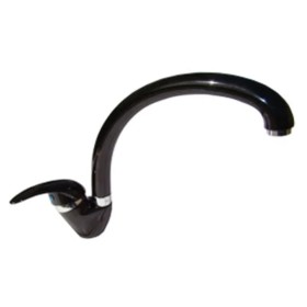 Miscelatore Lavello Cucina Canna Girevole Nero