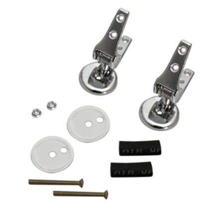 Coppia Cerniera Per Coprivaso Legno A Pressione