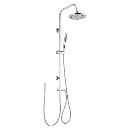 Colonna Doccia Tonda Completa Cromo Bagno