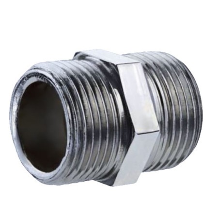 Raccordo Niples MM Acciaio 1 Busta 5 Pezzi