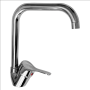 Miscelatore Lavello Cucina Canna Quadrata Cromato Rubinetteria 