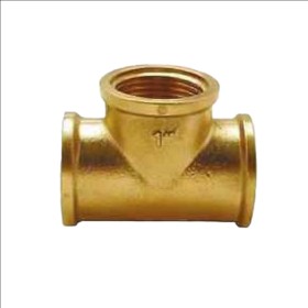 Raccordo Tee Ottone Giallo 1 Busta 5 Pezzi