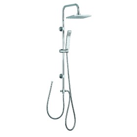 Colonna Doccia Quadra Completa Cromata