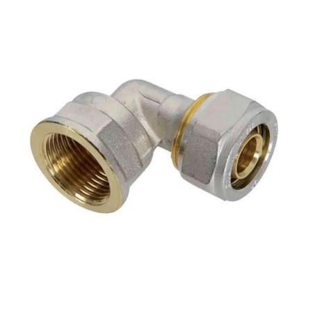 Raccordo Multistrato Gomito Ad Avvitare Filettatura Femmina 