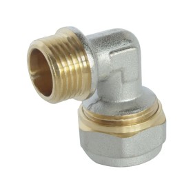 Raccordo Multistrato Gomito Ad Avvitare Filettatura Maschio 