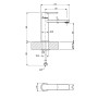 Miscelatore Lavabo Cromato Serie Glam Armando Vicario