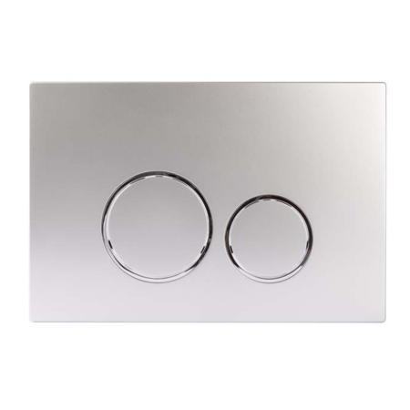Flush Placca Tondo Cromato 