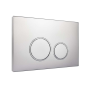 Flush Placca Tondo Cromato 