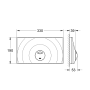 Placca Grohe Bianca Surf G Piastra Azionamento 37859SH0