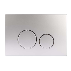 Flush Placca Tondo Cromato 