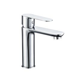 Miscelatore Lavabo Cromato Bagno Rubinetto Cartuccia Piletta Flessibile