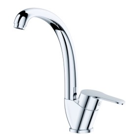 Miscelatore Lavello Cucina Canna  Arco Cromato