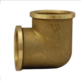 Raccordo Gomito Ff Ottone Giallo 1 Busta 5 Pezzi