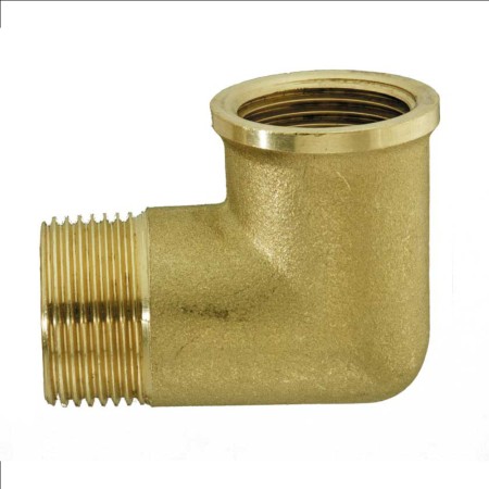 Raccordo Gomito Mf Ottone Giallo 1 Busta 5 Pezzi 