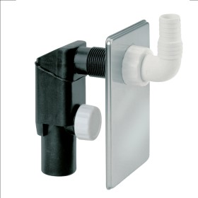 Sifone Scarico Lavatrice Piastra Acciaio