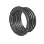 Morsetto Nero Curve Tecniche  47 Diametro Esterno 1 Busta 50 Pezzi